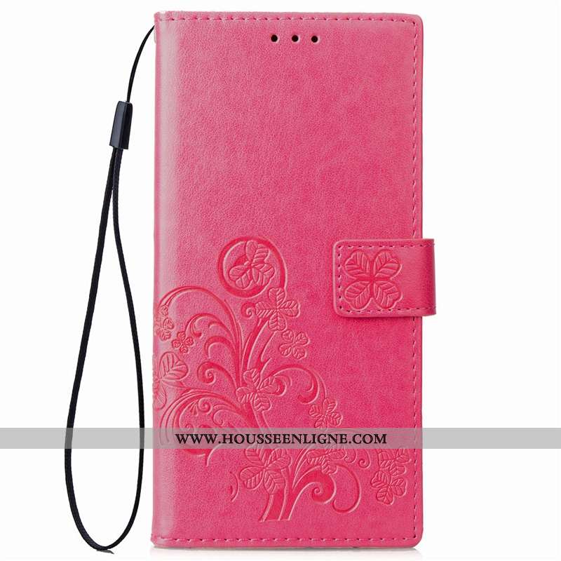Housse Sony Xperia Xa2 Plus Cuir Protection Tendance Étui Coque Noir