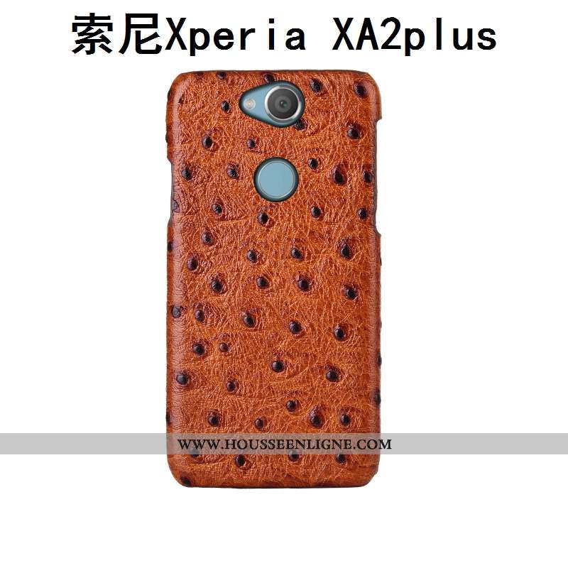 Housse Sony Xperia Xa2 Plus Modèle Fleurie Protection Luxe Oiseau Bovins Cuir Couvercle Arrière Marr