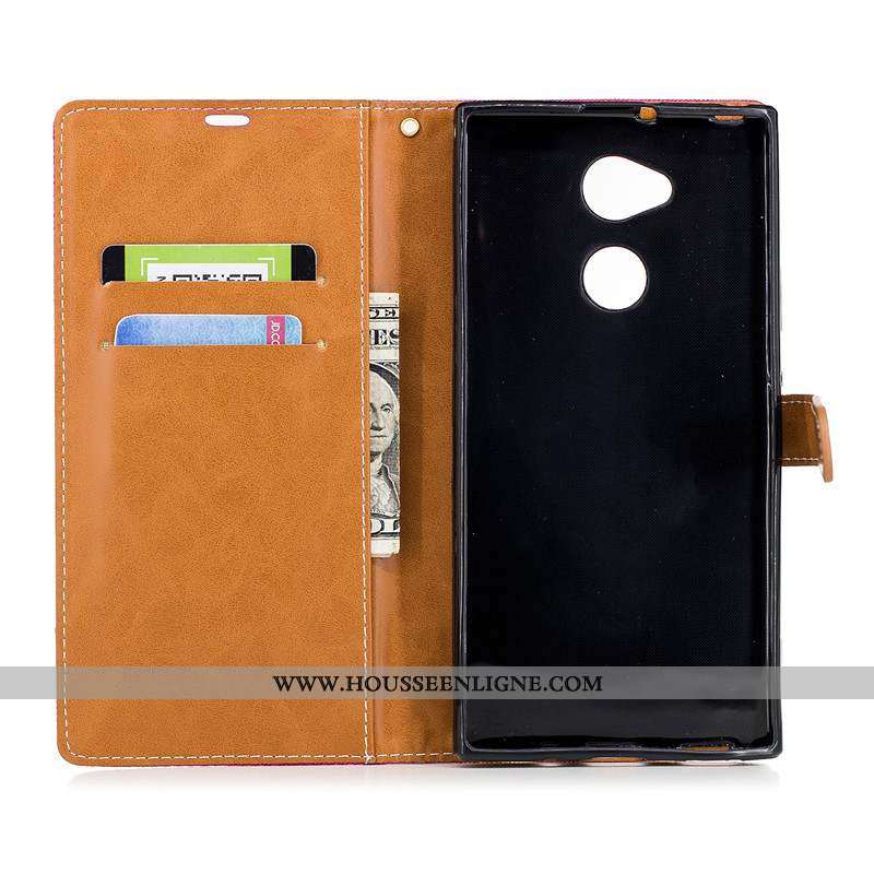 Housse Sony Xperia Xa2 Ultra Modèle Fleurie Fluide Doux Téléphone Portable Coque Tout Compris Bleu M