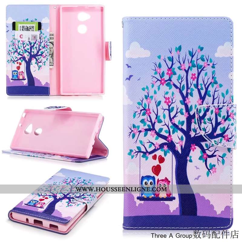 Housse Sony Xperia Xa2 Ultra Protection Dessin Animé Bleu Téléphone Portable Incassable Nouveau Coqu