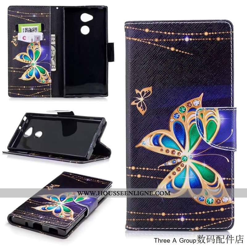 Housse Sony Xperia Xa2 Ultra Protection Dessin Animé Bleu Téléphone Portable Incassable Nouveau Coqu