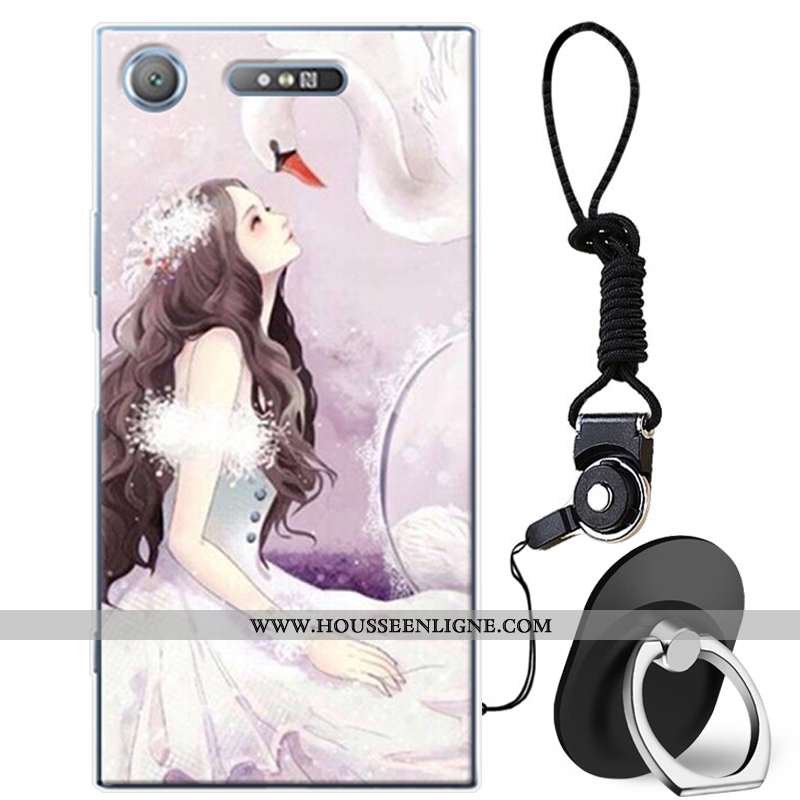 Housse Sony Xperia Xz Premium Fluide Doux Silicone Incassable Étui Blanc Coque Tout Compris Blanche