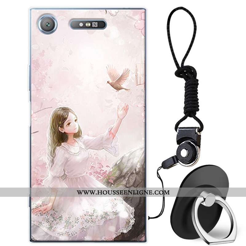 Housse Sony Xperia Xz Premium Fluide Doux Silicone Incassable Étui Blanc Coque Tout Compris Blanche
