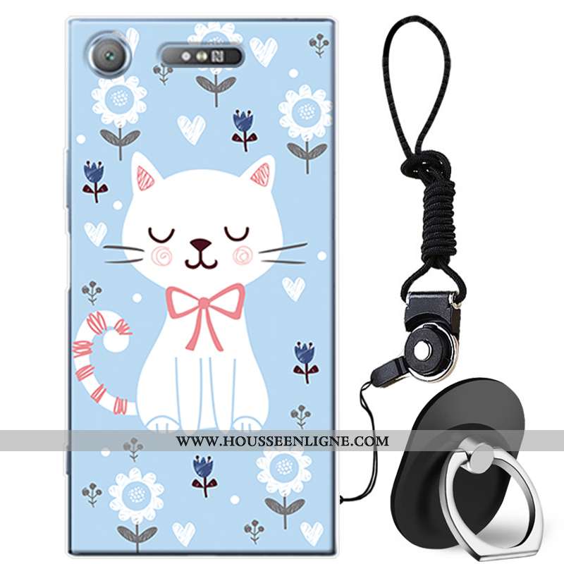 Housse Sony Xperia Xz Premium Fluide Doux Silicone Incassable Étui Blanc Coque Tout Compris Blanche