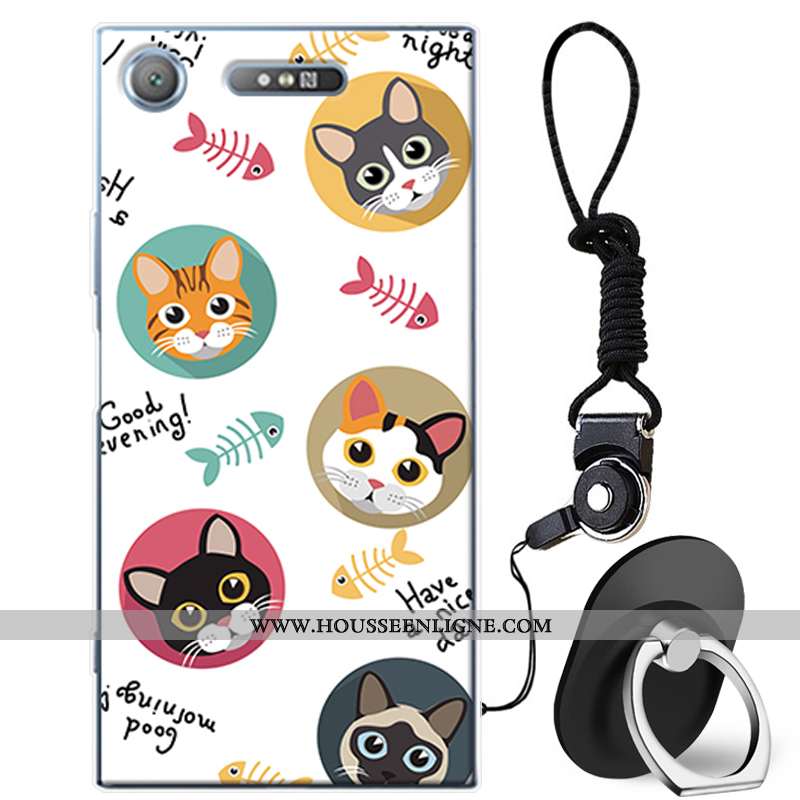 Housse Sony Xperia Xz Premium Fluide Doux Silicone Incassable Étui Blanc Coque Tout Compris Blanche