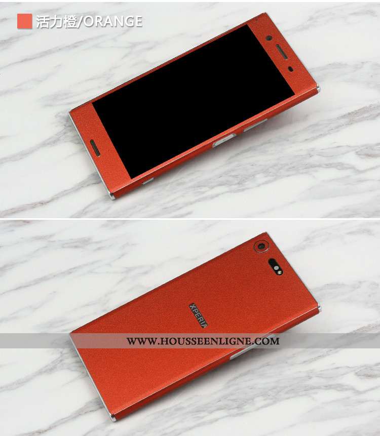Housse Sony Xperia Xz Premium Multicolore Membrane Couleur Rouge Téléphone Portable Couvercle Arrièr