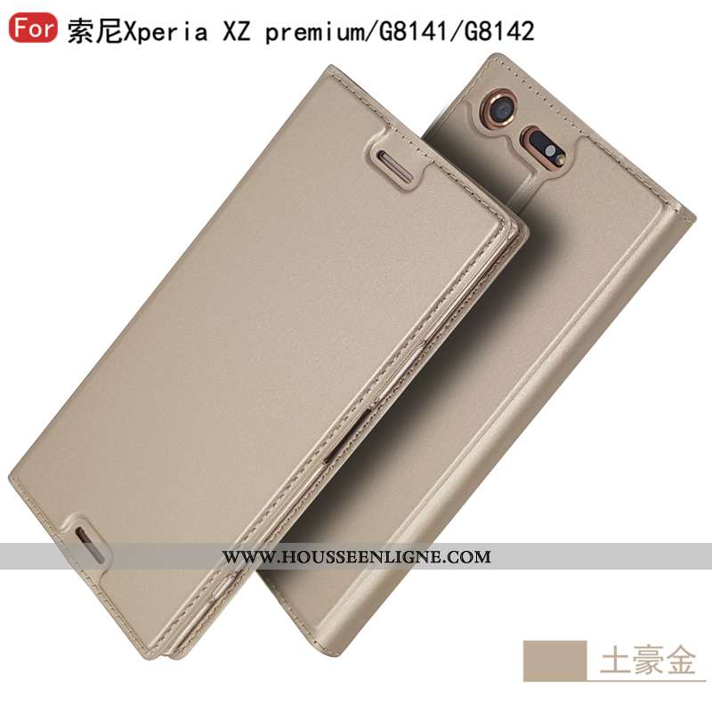 Housse Sony Xperia Xz Premium Personnalité Mode Étoile Tout Compris Or Business Protection Doré
