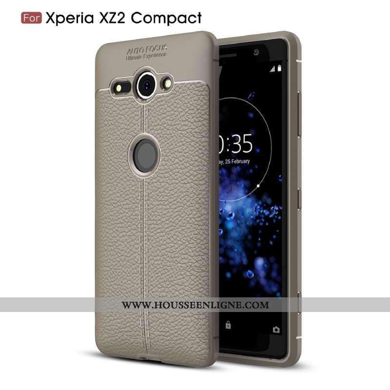 Housse Sony Xperia Xz2 Compact Fluide Doux Silicone Protection Téléphone Portable Coque Étui Tout Co