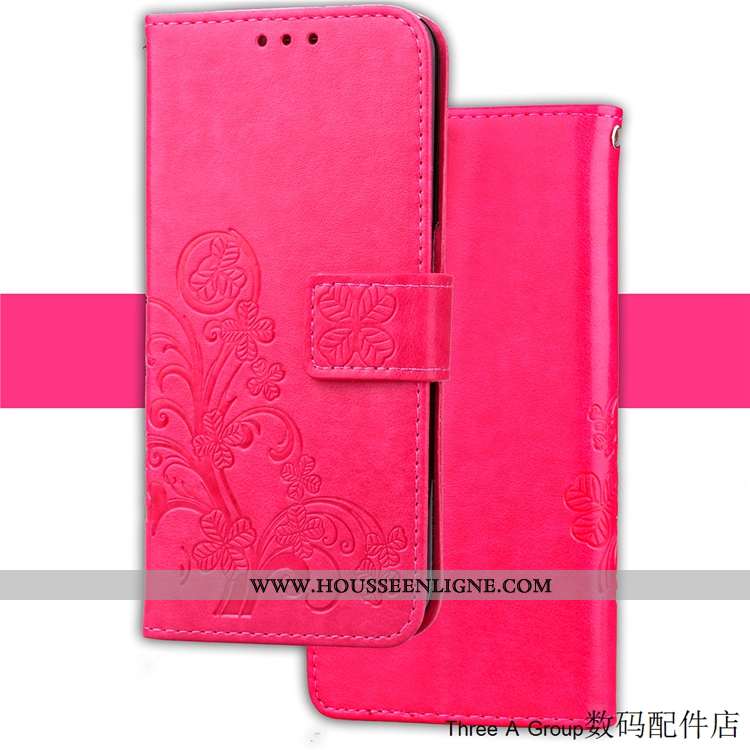 Housse Sony Xperia Xz2 Compact Protection Personnalité Étui Cuir Carte Violet Coque