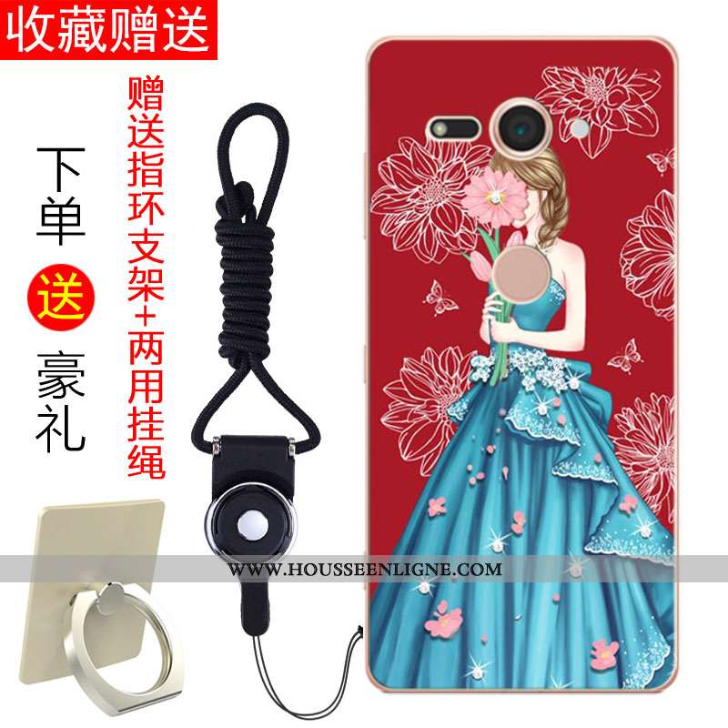 Housse Sony Xperia Xz2 Compact Tendance Fluide Doux Noir Coque Incassable Frais Tout Compris
