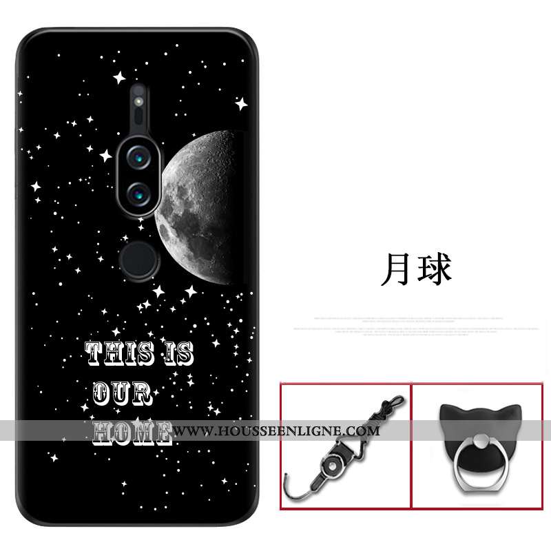 Housse Sony Xperia Xz2 Premium Créatif Fluide Doux Coque Téléphone Portable Rouge Personnalité Prote