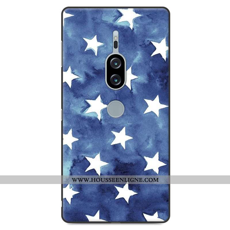 Housse Sony Xperia Xz2 Premium Protection Créatif Étui Tout Compris Coque Fluide Doux Incassable Ble