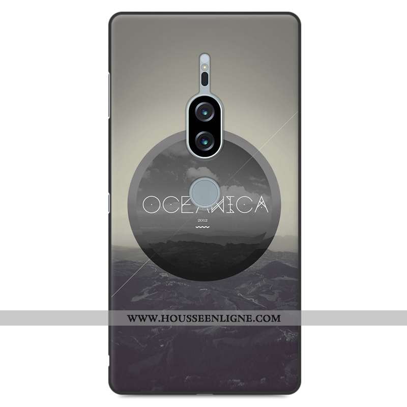 Housse Sony Xperia Xz2 Premium Protection Créatif Étui Tout Compris Coque Fluide Doux Incassable Ble