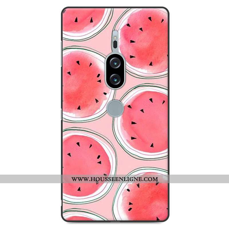 Housse Sony Xperia Xz2 Premium Protection Créatif Étui Tout Compris Coque Fluide Doux Incassable Ble