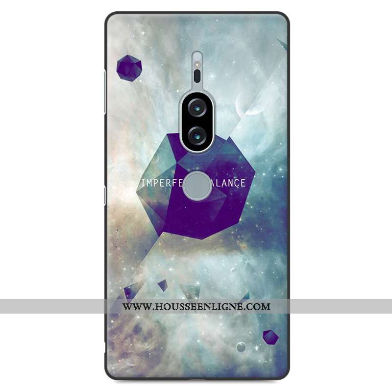 Housse Sony Xperia Xz2 Premium Protection Créatif Étui Tout Compris Coque Fluide Doux Incassable Ble