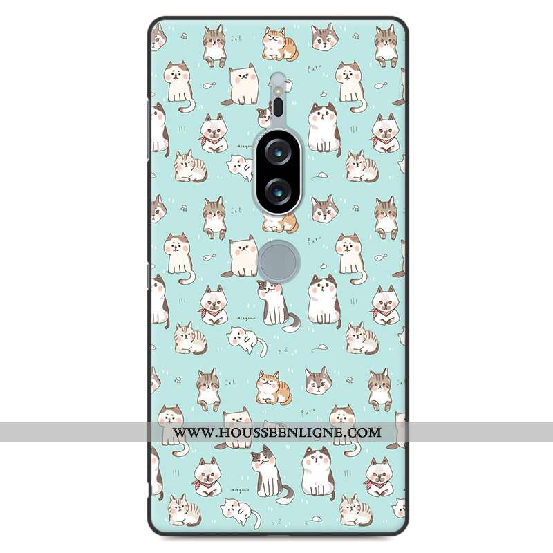 Housse Sony Xperia Xz2 Premium Protection Créatif Étui Tout Compris Coque Fluide Doux Incassable Ble