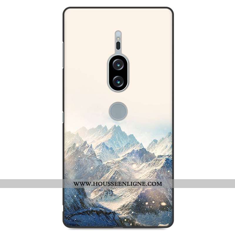 Housse Sony Xperia Xz2 Premium Protection Créatif Étui Tout Compris Coque Fluide Doux Incassable Ble