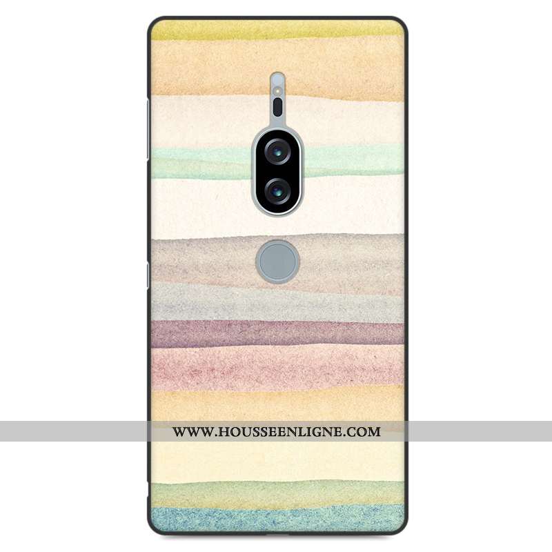 Housse Sony Xperia Xz2 Premium Protection Créatif Étui Tout Compris Coque Fluide Doux Incassable Ble