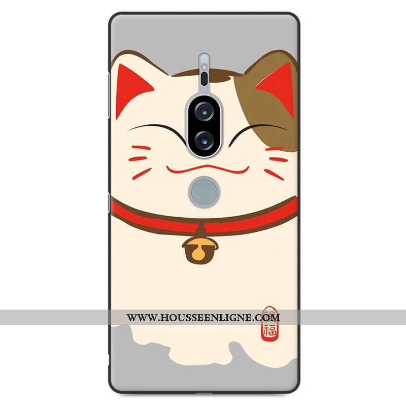 Housse Sony Xperia Xz2 Premium Protection Créatif Étui Tout Compris Coque Fluide Doux Incassable Ble
