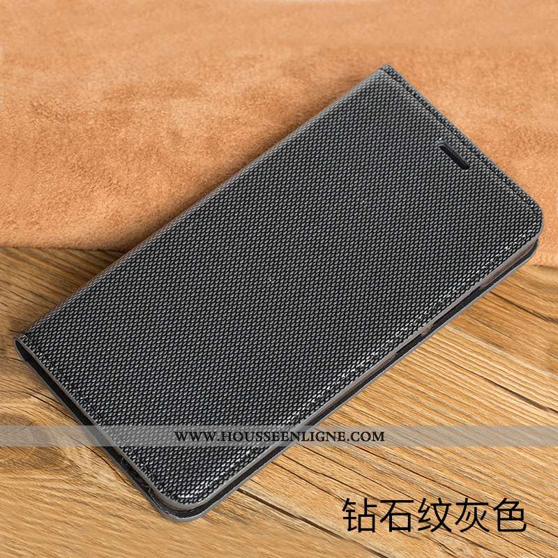 Housse Sony Xperia Xz2 Premium Protection Cuir Véritable Noir Étui Coque Téléphone Portable