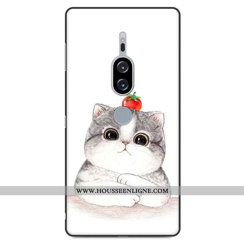 Housse Sony Xperia Xz2 Premium Vintage Tendance Incassable Silicone Coque Rouge Tout Compris