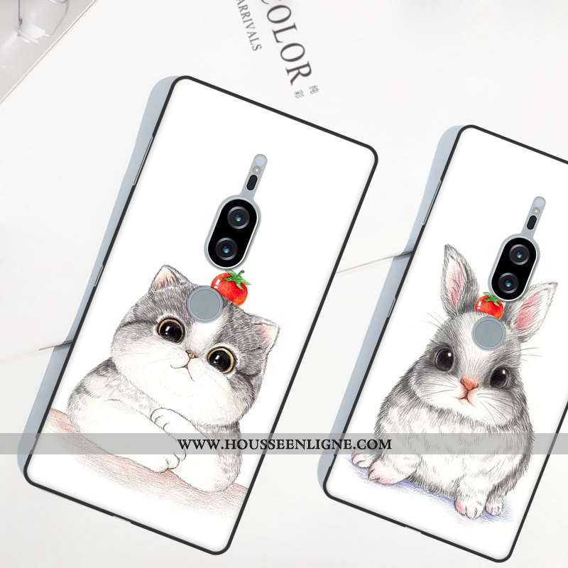 Housse Sony Xperia Xz2 Premium Vintage Tendance Incassable Silicone Coque Rouge Tout Compris