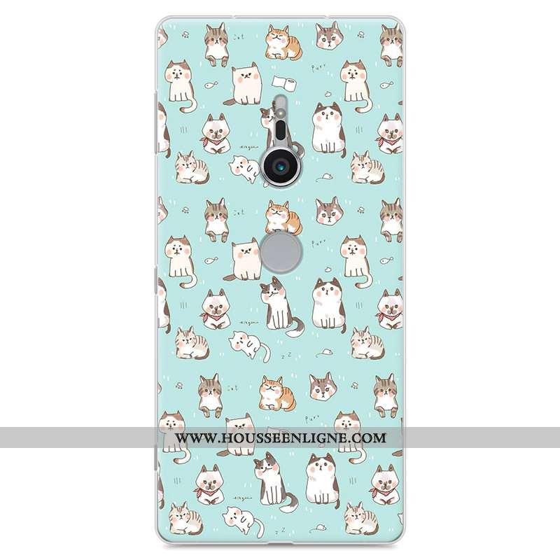 Housse Sony Xperia Xz2 Protection Dessin Animé Tout Compris Étui Téléphone Portable Fluide Doux Inca