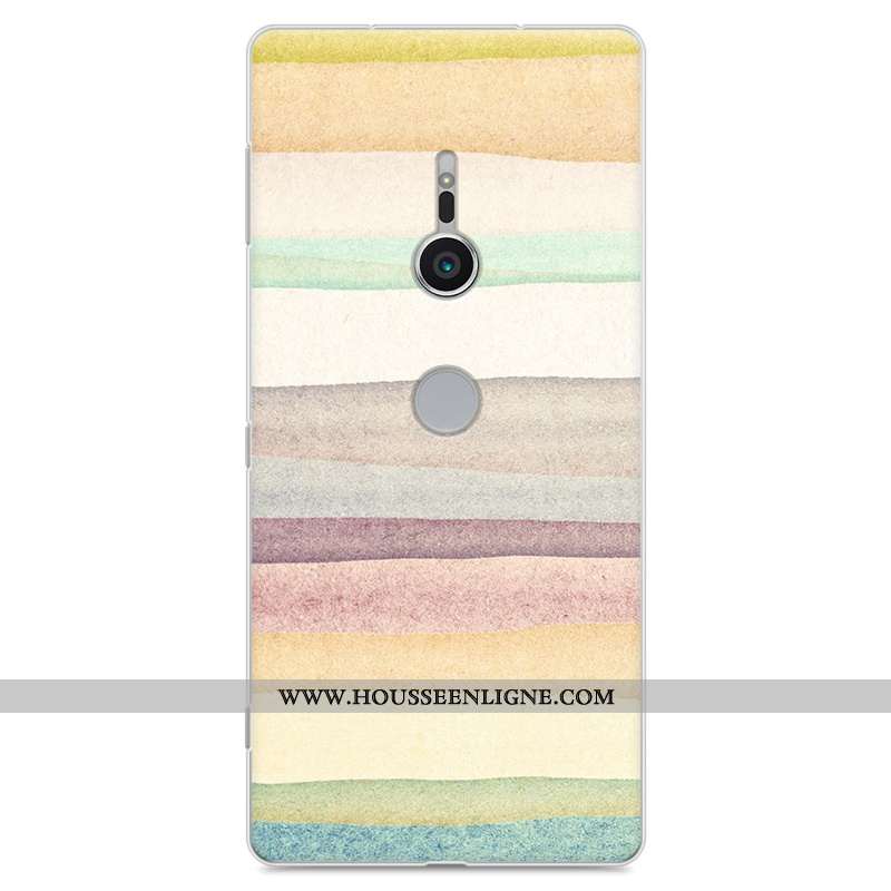 Housse Sony Xperia Xz2 Protection Dessin Animé Tout Compris Étui Téléphone Portable Fluide Doux Inca