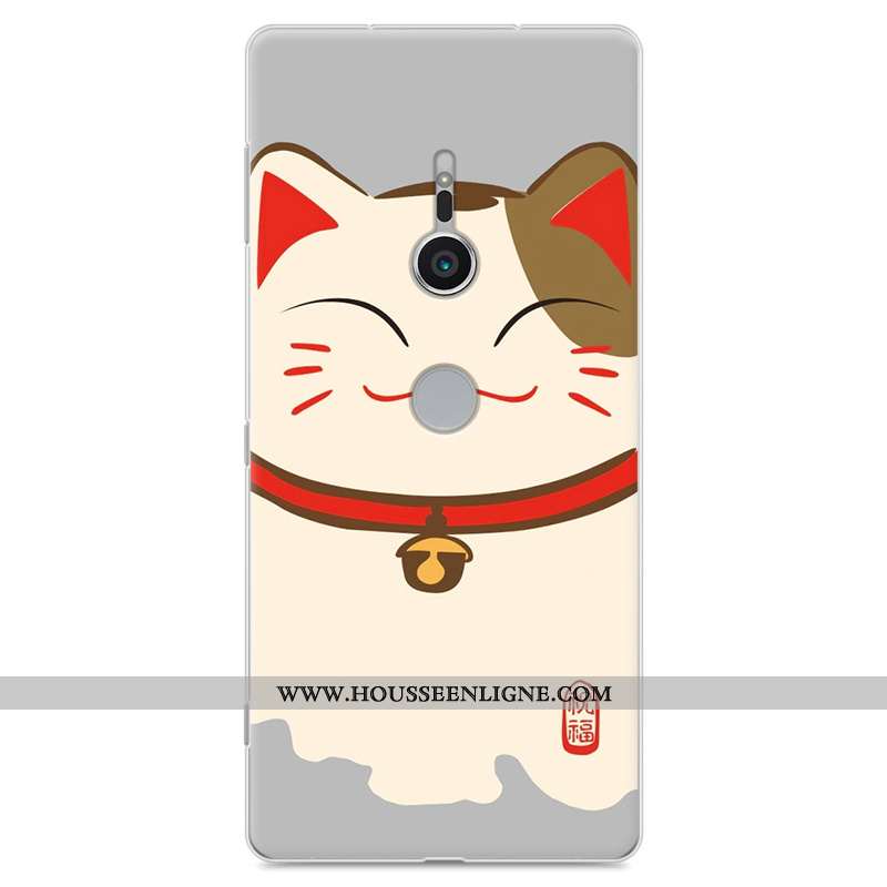Housse Sony Xperia Xz2 Protection Dessin Animé Tout Compris Étui Téléphone Portable Fluide Doux Inca