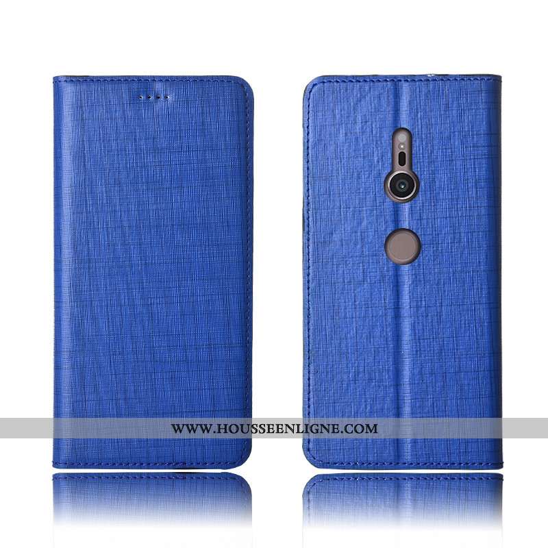 Housse Sony Xperia Xz3 Cuir Véritable Cuir Protection Fluide Doux Téléphone Portable Silicone Tout C