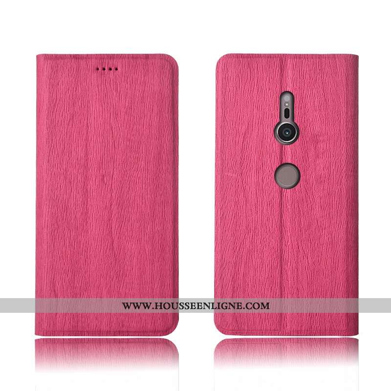 Housse Sony Xperia Xz3 Modèle Fleurie Fluide Doux Protection Étui Clamshell Arbres Tout Compris Bleu