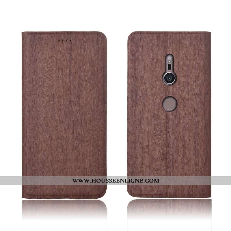 Housse Sony Xperia Xz3 Modèle Fleurie Fluide Doux Protection Étui Clamshell Arbres Tout Compris Bleu
