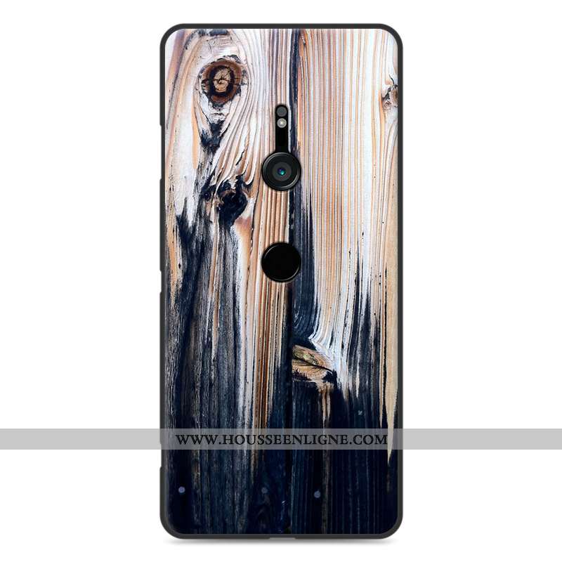 Housse Sony Xperia Xz3 Personnalité Vintage Modèle Fleurie Protection Téléphone Portable Silicone Ka