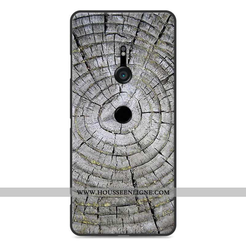 Housse Sony Xperia Xz3 Personnalité Vintage Modèle Fleurie Protection Téléphone Portable Silicone Ka