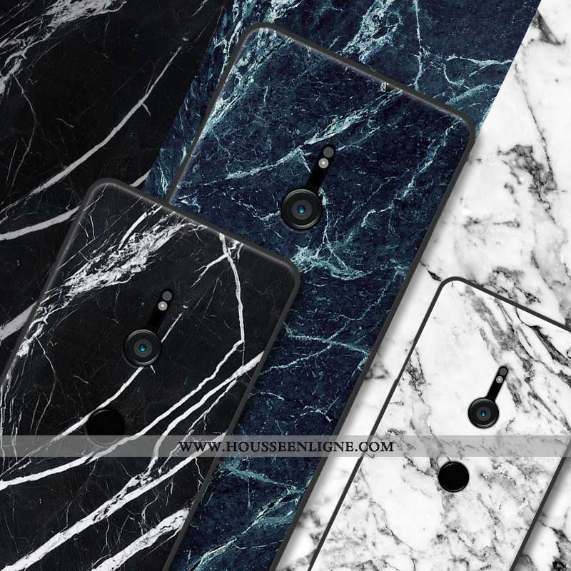 Housse Sony Xperia Xz3 Personnalité Vintage Modèle Fleurie Protection Téléphone Portable Silicone Ka