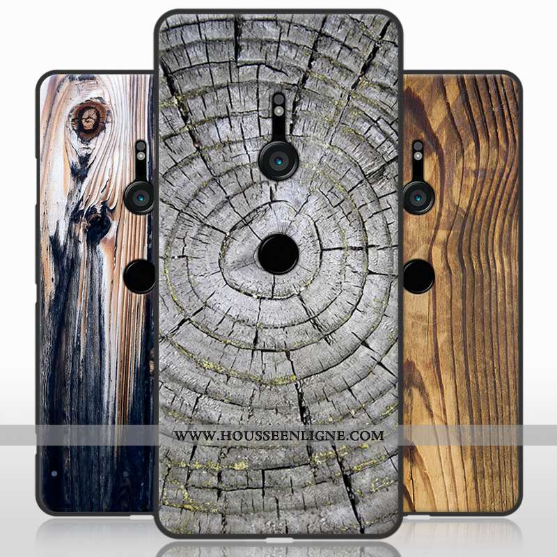 Housse Sony Xperia Xz3 Personnalité Vintage Modèle Fleurie Protection Téléphone Portable Silicone Ka