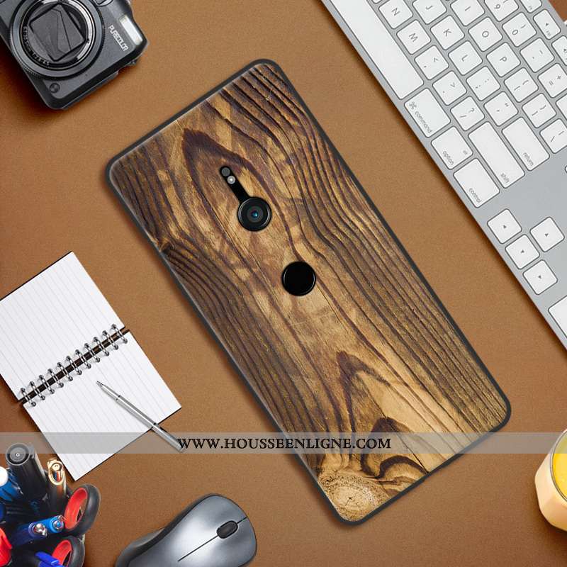 Housse Sony Xperia Xz3 Personnalité Vintage Modèle Fleurie Protection Téléphone Portable Silicone Ka
