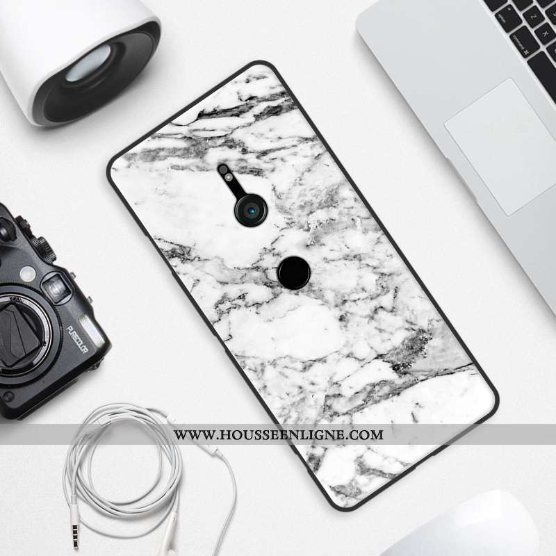 Housse Sony Xperia Xz3 Personnalité Vintage Modèle Fleurie Protection Téléphone Portable Silicone Ka