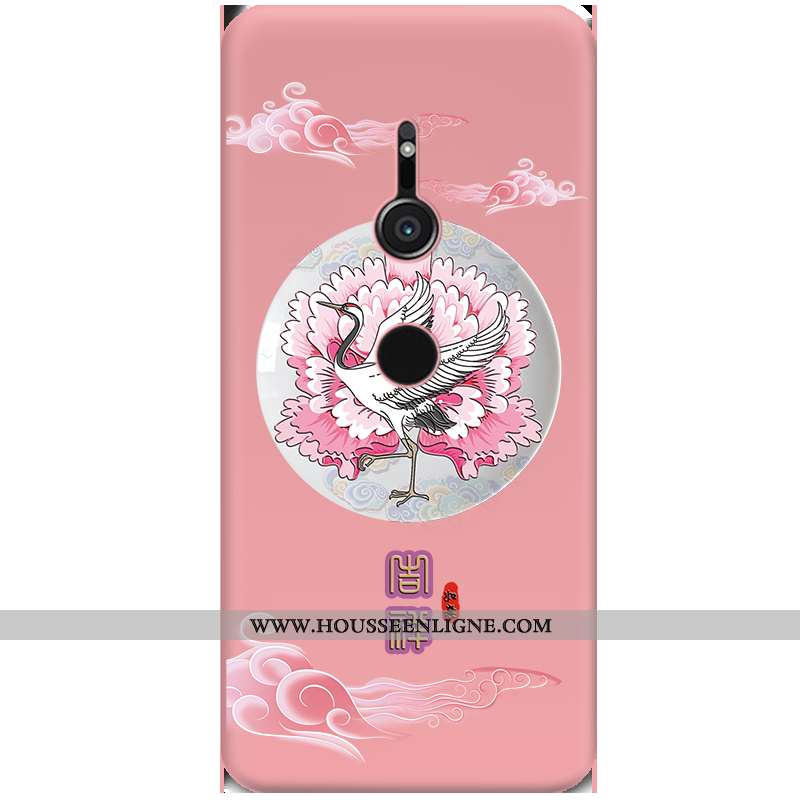 Housse Sony Xperia Xz3 Tendance Légère Protection Créatif Nouveau Noir Ultra Rose