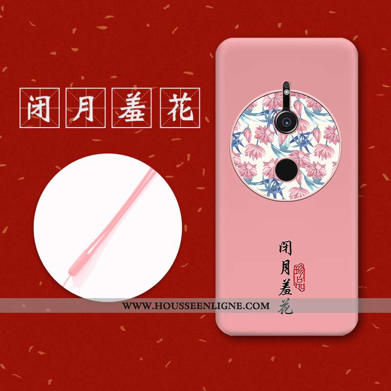 Housse Sony Xperia Xz3 Tendance Légère Protection Créatif Nouveau Noir Ultra Rose