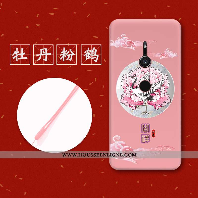 Housse Sony Xperia Xz3 Tendance Légère Protection Créatif Nouveau Noir Ultra Rose