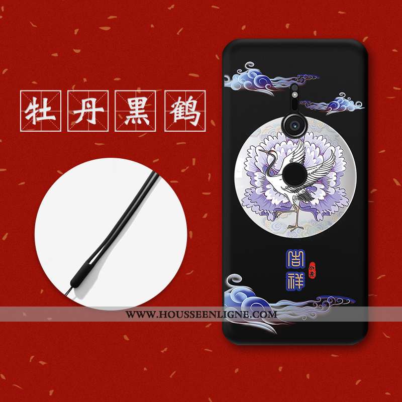 Housse Sony Xperia Xz3 Tendance Légère Protection Créatif Nouveau Noir Ultra Rose