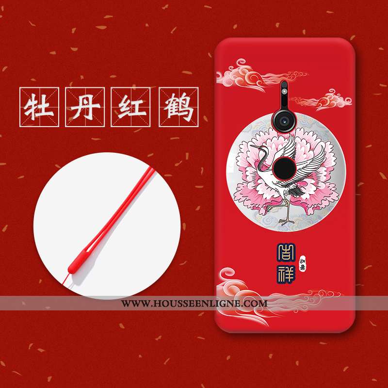 Housse Sony Xperia Xz3 Tendance Légère Protection Créatif Nouveau Noir Ultra Rose