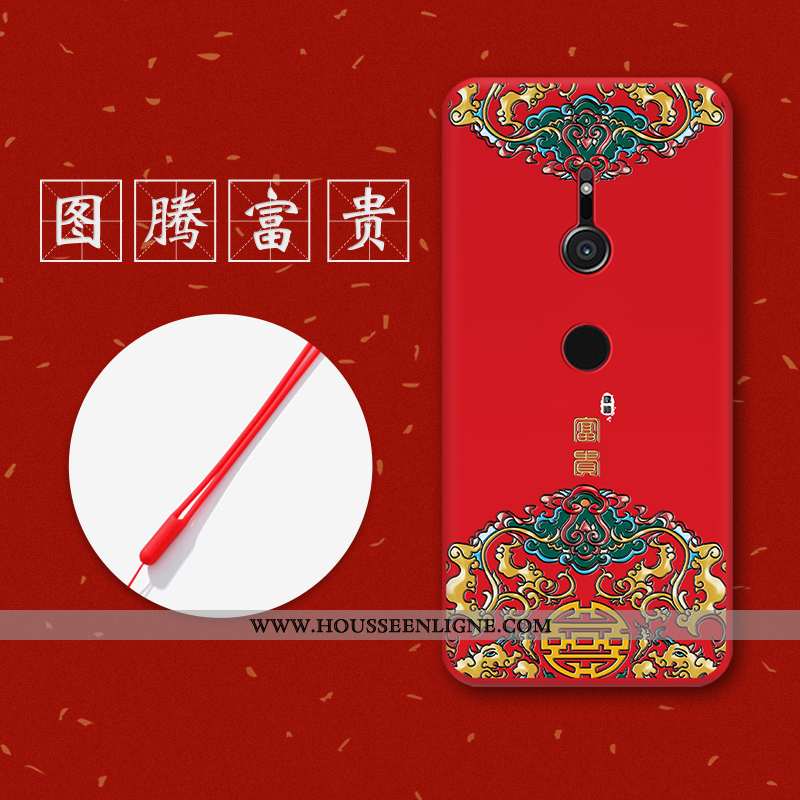 Housse Sony Xperia Xz3 Tendance Légère Protection Créatif Nouveau Noir Ultra Rose