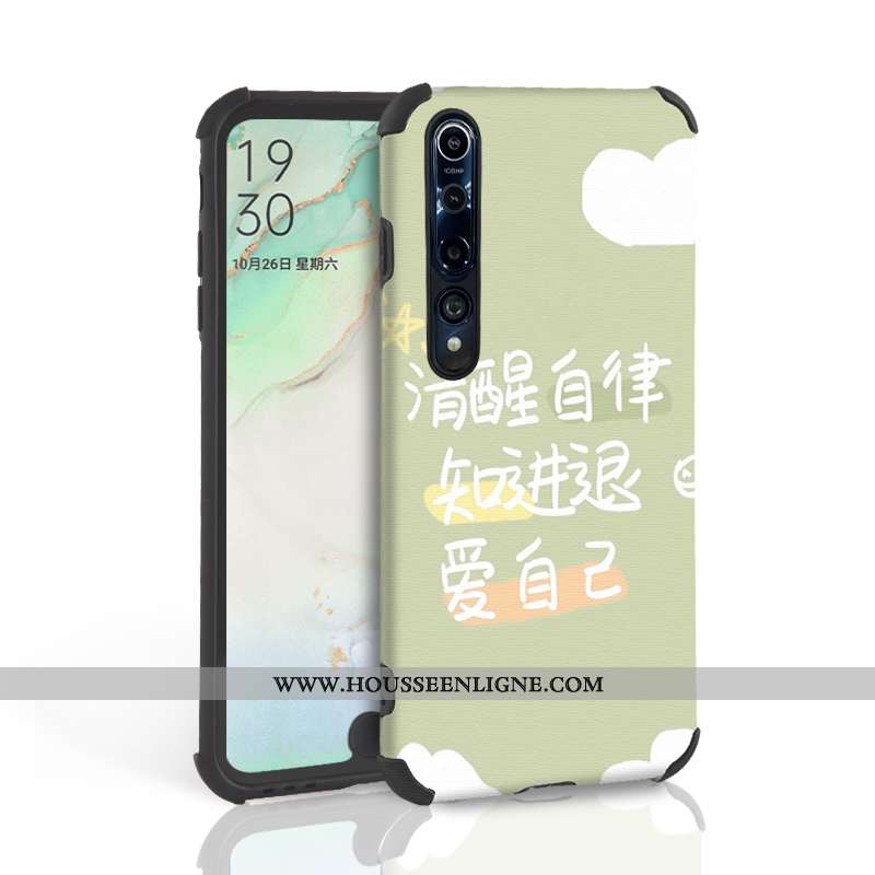 Housse Xiaomi Mi 10 Créatif Ultra Étui Tout Compris Petit Tendance Légère Verte