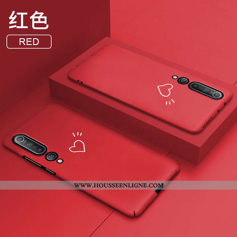 Housse Xiaomi Mi 10 Délavé En Daim Personnalité Vent Tout Compris Difficile Protection Clair Verte