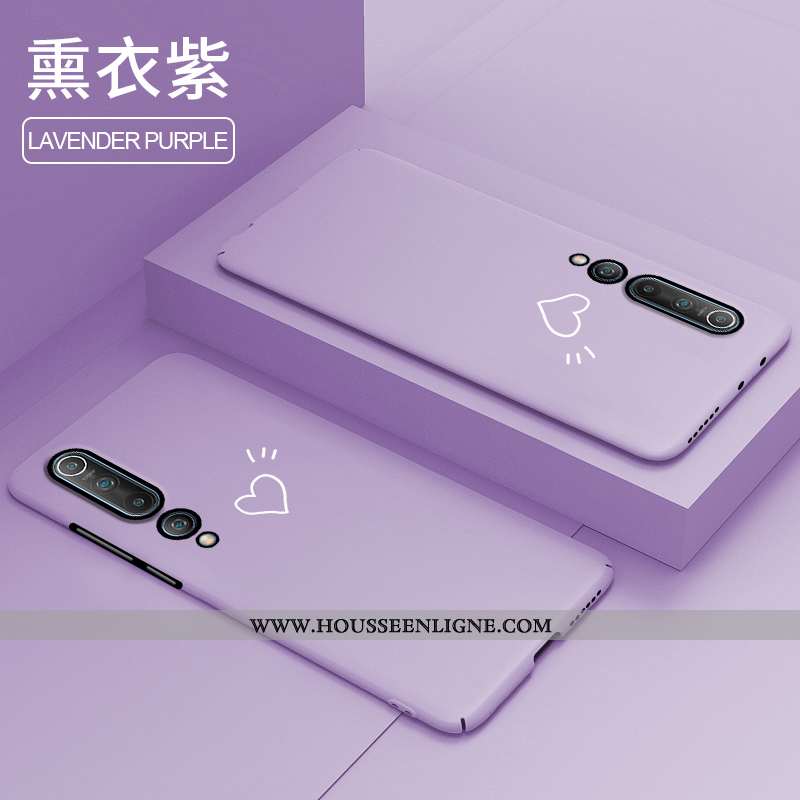 Housse Xiaomi Mi 10 Délavé En Daim Personnalité Vent Tout Compris Difficile Protection Clair Verte