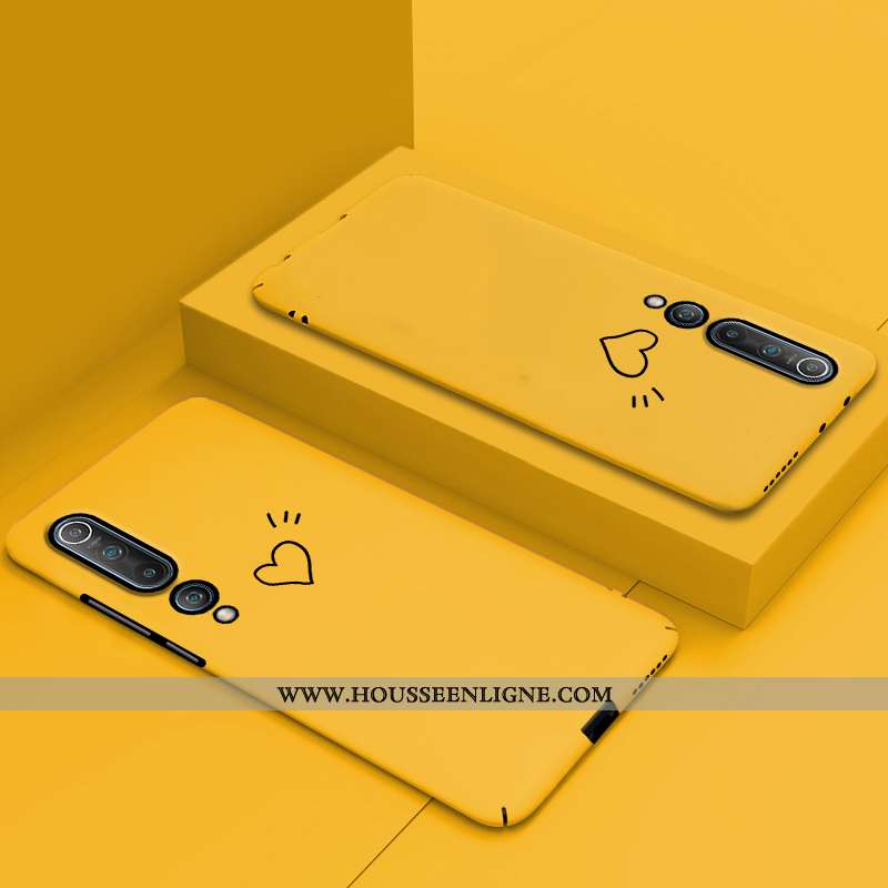 Housse Xiaomi Mi 10 Délavé En Daim Personnalité Vent Tout Compris Difficile Protection Clair Verte