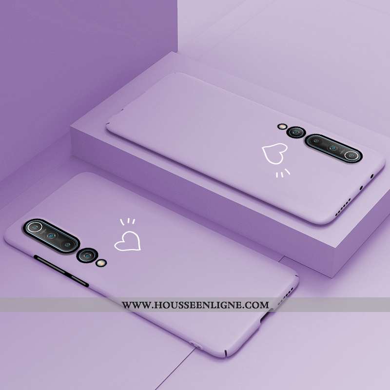 Housse Xiaomi Mi 10 Délavé En Daim Personnalité Vent Tout Compris Difficile Protection Clair Verte