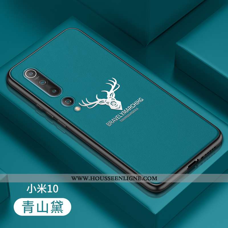 Housse Xiaomi Mi 10 Fluide Doux Silicone Étui Protection Légère Ultra Créatif Orange